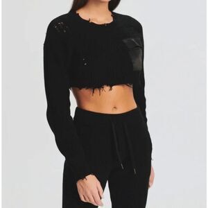 Ser.o.ya Cropped Devin Sweater Small